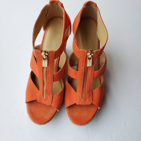 Michael Kors Damita Espadrille Wedge Open Toe - Picture 6 of 9